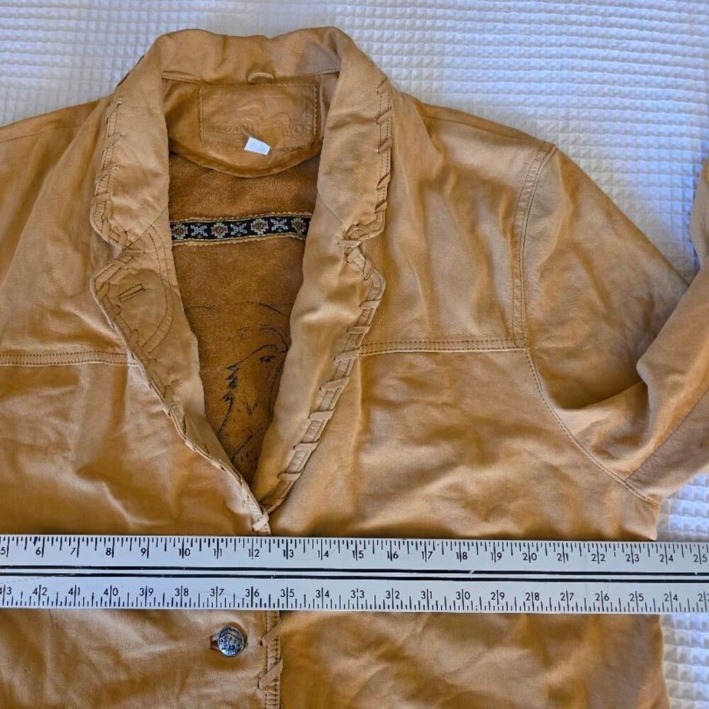 Suede whipstitch western blazer - Picture 6 of 11